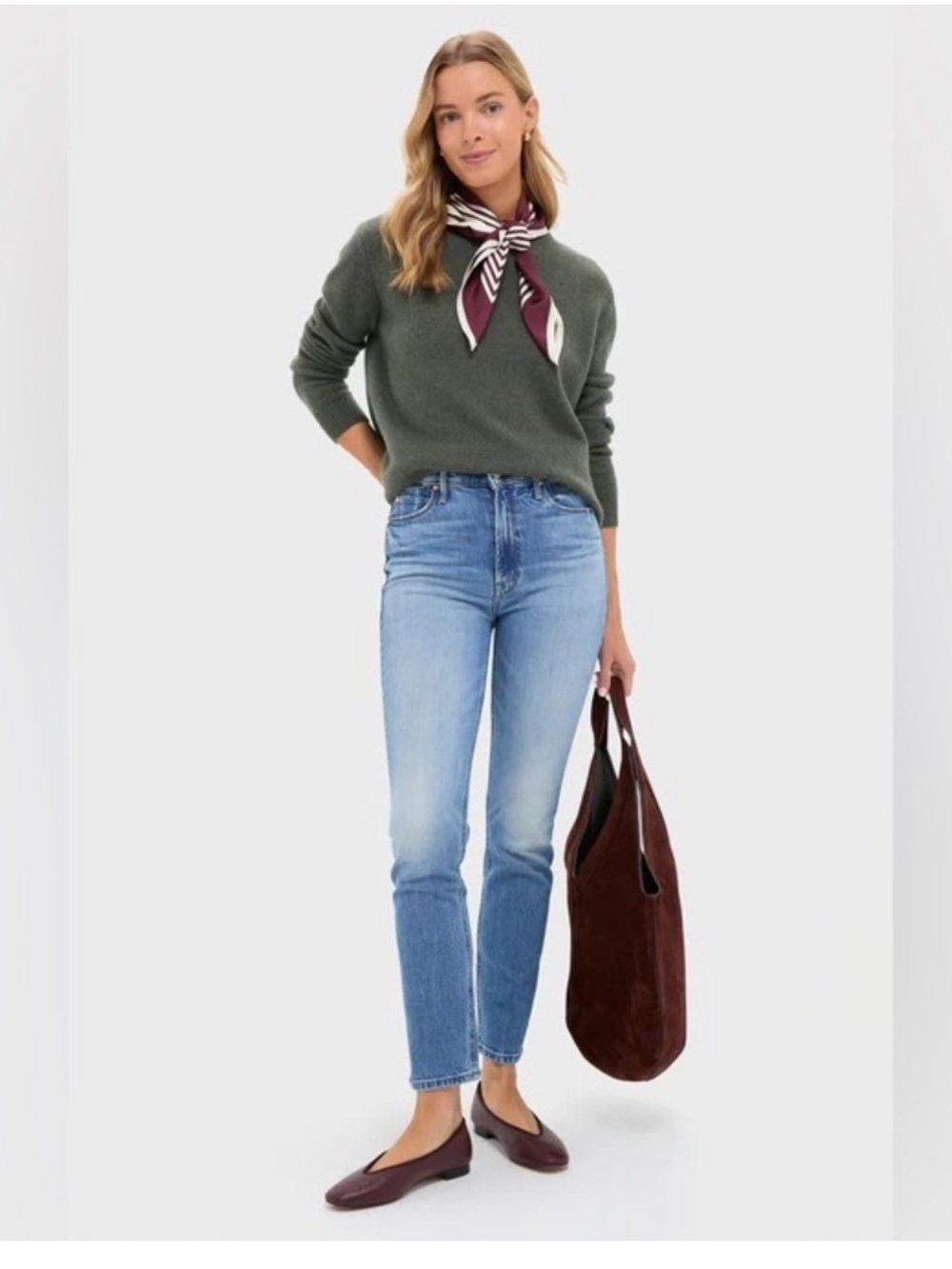 MOTHER The Dazzler Flood Mid rise Denim Jeans - Picture 12 of 13